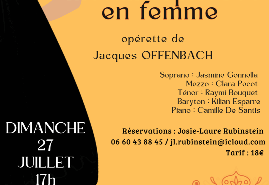 Opérette Offenbach Jardin des Sol